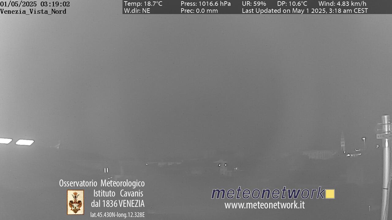 Webcam Venedig Blickrichtung Nord