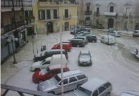 Sorprendente nevicata a Canosa (Ba) il 14 ottobre